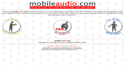 Desktop Screenshot of mobileaudio.com